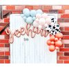 Birthday Party Balloons Yee Haw Balloons Rose Gold Yee Haw Banner for Western Cowgirl Birthday Decorations