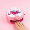 Make It Real - Light Magic Dryer and Nail Polish Set for Girls and Teens - Includes 5 Nail Polish Colors, Nail Dryer, Nail Art Stickers, and Nail File