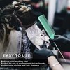 3 Sizes Premium Highlighting Comb Set Professional Weaving Styling With Rat Tail Comb Nylon Teasing Heat Resistant For Hair Salon Barbershop Home(Blue/Green)