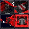 Mould King Car Challenger Hellcat Super Car Models Building Toys, Pull Back Toy Cars 15080 Model Car Kits Building Blocks Kit, Speed Champions Model Car Building Kits for Adults Kids 8+(738 PCS)