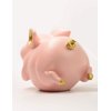 HAUCOZE Piggy Bank Coin Bank Pig Statue Gifts Modern Sculpture Home Decor Table Centerpiece Crafts Polyresin Arts Pink 8.3inch
