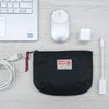 Rough Enough Small Travel Cable Organizer Bag Tech Case with Zipper for Cord Electronics Accessories Travel Essential