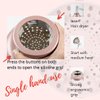 Universal Hair Diffuser “Super Sturdy” 1.7 Inch to 2.6 Inch for Natural Curly and Wavy Hair, Hair Dryer Attachment (Rose Gold)