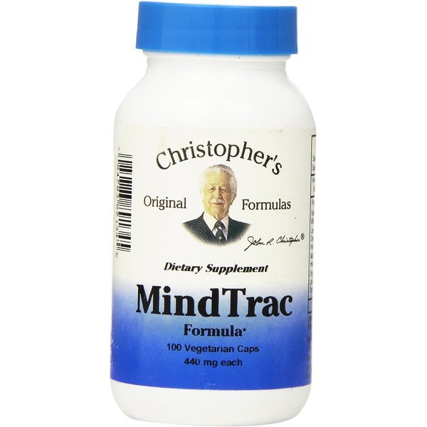 Dr. Christopher's MindTrac Formula, Natural Mood Support & Memory Supplements 100 Caps
