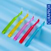 Curaprox Prime Plus Interdental Brushes, CPS 08 Holder with 5 Brushes, 0.8 mm to 3.2 mm