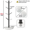 Gypie Marble Mug Holder Tree, 8 Hooks Coffee Cups Stand, New Upgraded Stable Mug Stand for Kitchen Counter Cabinet Cafe Black