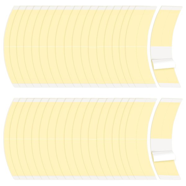 Vlasy 144 Pieces Wig Tape Double Sided Toupee Tape,Waterproof Invisible Hair Tape Lace Tape for Wigs,High Adhesive Wig Tape for Lace Front Wigs Full-cap Wigs Toupee Hair Extensions