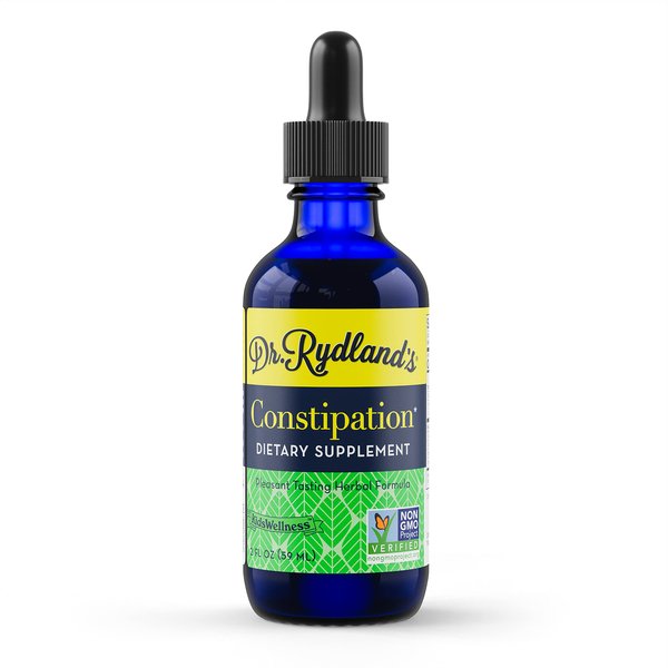 Dr. Rydland's Herbal Supplement | Created by KidsWellness | Constipation | Relieves Occasional & Chronic Constipation and Infrequent, Hard Stools | 2 Ounce Bottle