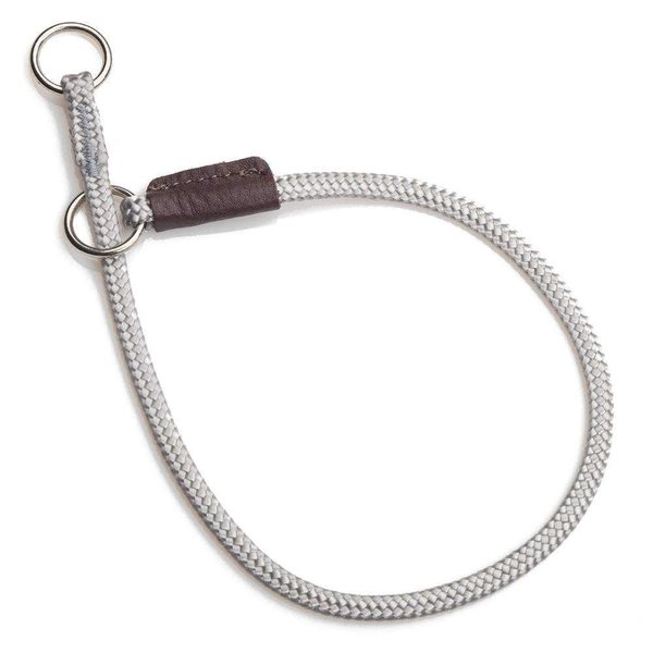 Mendota Pet Show Slip Collar - Made in The USA - Silver, 26 in