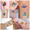 Space Planets Vehicle Temporary Tattoos for Kids, Rocket Astronaut Spaceship Motorcycle Car Plane Ship Transportation Fake Tattoos for Kids Boys Girls Birthday Party Supplies Favors (36 Sheets)
