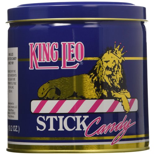 2-Pack King Leo Soft Peppermint Stick Candy 15.5 oz Gift Tin