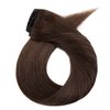 Clip in Hair Extensions Real Human Hair, S-noilite Real Human Hair Brown Hair Extensions Medium Brown 20inch 105g 8pcs Straight Silky Clip in Remy Hair Extensions For Women Natural Hair #4