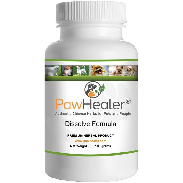 PawHealer® Dissolve Herbal Formula - 100 Grams Powder - Remedy for Fatty Lumps & Bumps in Dogs & Pets …