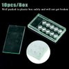 Tooth Gems Kit, 10pcs 2mm DIY Acrylic Tooth Crystal Ornaments Teeth Diamond Jewelry Decoration Glittering Tooth Gem Kit White with Box for Tooth Decor Nails Decor
