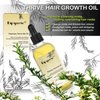 Carvenchi 2Pcs 120ML Natural Hair Growth Oil - Organic Rosemary Oil for Thin, Dry, Damaged Hair Growth