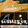 Aolamegs 7" Bubbles Up Car Decal - 2 Pack Vinyl Windows Stickers, Weatherproof Transfer Decals for Laptop/Car/Truck/Window/Bumper