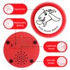 COZYMATE Shrieking Goat Desk Toy Button for Men Women Funny Buttons with Goat Sound Prank White Elephant Gag Gifts for Office (Red, 1P)