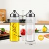 Aelga Olive Oil Dispenser Bottle - Glass Oil Dispenser-Oil Dispenser Bottle for Kitchen with Stainless Steel Spout