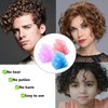ZMD 36PCS Self Grip Small Hair Curlers Set, Heatless Rollers Hair Curlers Salon Hair Dressing Curlers DIY Curly Hair Accessories for Medium Short Thin Fine Hair (0.6Inch)