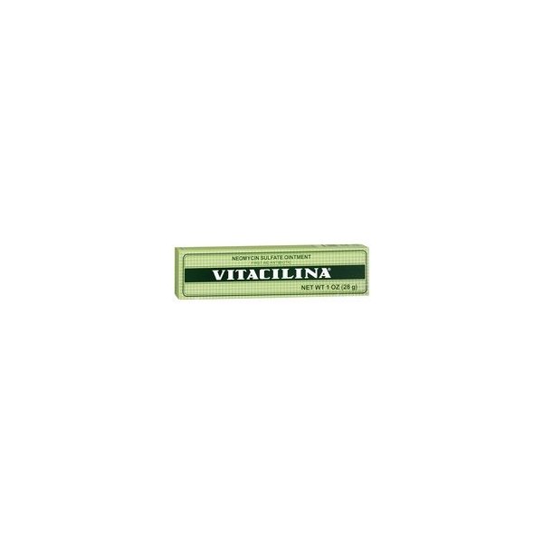 Vitacilina First Aid Antibiotic Ointment 1.0 oz. (Quantity of 6)