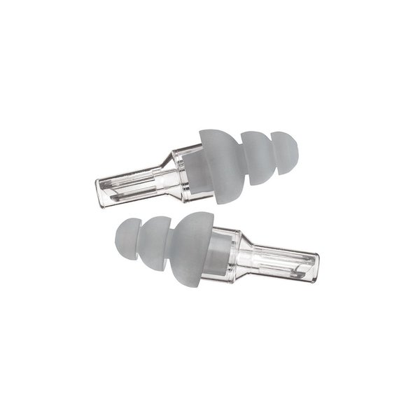 Etymotic Research ER20 High-Fidelity Earplugs (Concerts, Musicians, Airplanes, Motorcycles, Sensitivity and Universal Hearing Protection) - Standard, Clear Stem w/ Frost Tip