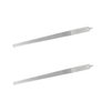 2PC 8 Diamond Dust Nail File - Stainless Steel Nail Dresser - 9 Inch