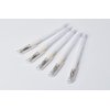 5pcs White Microblading Marker Pen Eyebrow Permanent Marker Pen for Permanent Makeup, Point-and-Line Design Pen (5pcs)