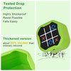 MGZNMTY Silicone Case Compatible with Giiker Tic Tac Toe Bolt Electronic Game, 3-in-1 Handheld Puzzle Game Console Toys Skin for Kids (Only Case) (Green)