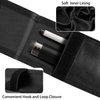 Unoutur Pool Cue Case, Pool Stick Case for 1/2 Billiard Cue Stick Case, 32 Inches Long Snooker Storage Carrying Bag, Black