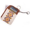 Montana West Wrangler Card Wallet for Women Boho Aztec Credit Card Holder with Zipper Pocket