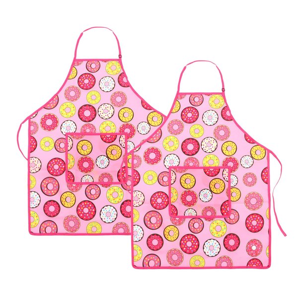Casoty 2 Pack Kids Art Smocks, Waterproof Children Art Smock, Toddler Paint Smocks, Kids Art Aprons with Pocket for Age 2-6 Years
