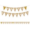 Sunflower Happy Birthday Banner Sunflower Theme Party Decorations Happy Birthday Banner Bunting Decorative Burlap Banner for Baby Shower Kids Birthday Party, Sunflower Pattern Flag Party Supplies
