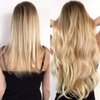 2500pcs Hair Extentions Micro Rings Links Beads, 5mm Silicone Lined Beads for Human Hair Extensions Tool-Multi-colored