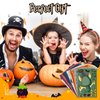 M-sorflly 60 Sheets Halloween Stickers Crafts, Bulk Halloween Party Favors Stickers for Party DIY Games, Treat Bags, Gift, Bags, Cute Sticker Set with 12 Designs