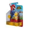 Super Mario Nintendo Action Figures Poseable Articulated 4-Inch Red Koopa Troopa Collectible Toys with Coin Accessory, Perfect for Kids & Collectors Alike! for Ages 3+