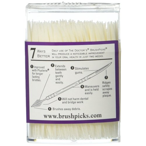 The Doctor's BrushPicks Interdental Toothpicks, 275 pieces per Pack (1-Pack)