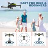 Drone with Camera 1080P HD for Kids Adults, Brushless Motor Drone with 35 Mins Long Flight Time One Key Start RC Quadcopter Drone for Beginner, Toys Gifts for Boys and Girls