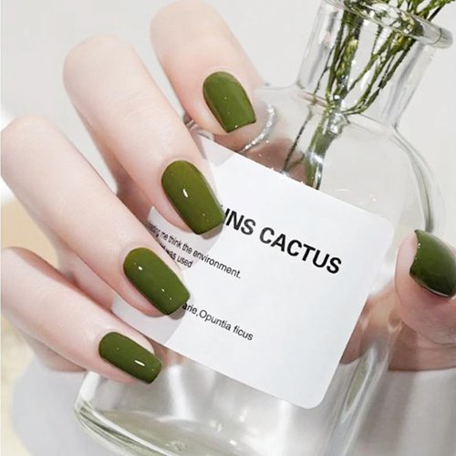 ASMAYSA Green Nail Polish Gel, Summer Gel Nail Polish Green, Air Dry Jelly Emerald Green Gel Polish, Forest Green Gel Nail Polish for Women, Olive Green Gel Nail Polish for Girls, 12ML