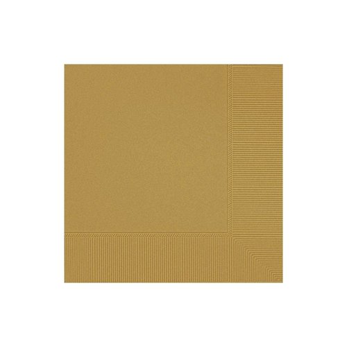 Gold Beverage Napkins (20 Pack)