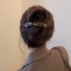 French Tortoise Shell Hair Barrettes for Women Thick Thin Fine Hair Clips Hairpins Acrylic Acetate Barrette Hair Slides Ponytail Holders Leopard Print Womens Styling Hair Accessories