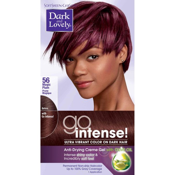 SoftSheen-Carson Dark and Lovely Go Intense! Intense Conditioning Creme Gel with Olive Oil, Passion Plum