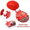 50 Pcs Christmas Foil Swirl Decorations Set for Ceiling, Snowman and Elk Signs - Holiday Party Supplies (Ball)
