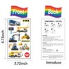 Construction Temporary Tattoos for Kids, Cars and Trucks Tattoos for Boys, Construction Birthday Party Supplies, 110+ Different Patterns, Including Excavators, Cranes, Trucks, Bulldozers, etc