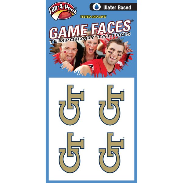 NCAA Georgia Tech Yellow Jackets Wordmark Temporary Tattoos