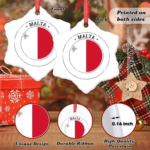 DOREENABE Christmas Ornaments Vegan Truffle Pizza Christmas Tree Ornaments Pizza Ceramic Realistic Food Ornaments Personalized Christmas Ornaments 2023 Keepsake Holiday Christmas Decor, 3 Inch
