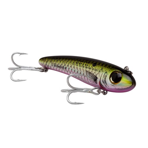 Bomber Lures Mullet Slow-Sinking Twitch, Walking Saltwater Fishing Lure, Excellent for Speckled Trout, Redfish, Stripers and More, 3 1/2", 5/8 oz, Menhaden