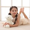 Apricot Lamb Toys Plush White Plush Lamb Stuffed Animal Soft Cuddly Perfect for Child （White Plush Lamb ，8.5 Inches