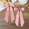 Ribbon Bow Hair Clips, 2Pcs Handmade Bows Barrettes Hair Bows Alligator Clips Ribbon Hair Accessories for Girls Toddlers Teen