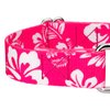 Country Brook Petz - Pink Hawaiian Martingale Dog Collar and Leash - Hawaiian Collection with 7 Tropical Designs (5/8 Inch, Small)
