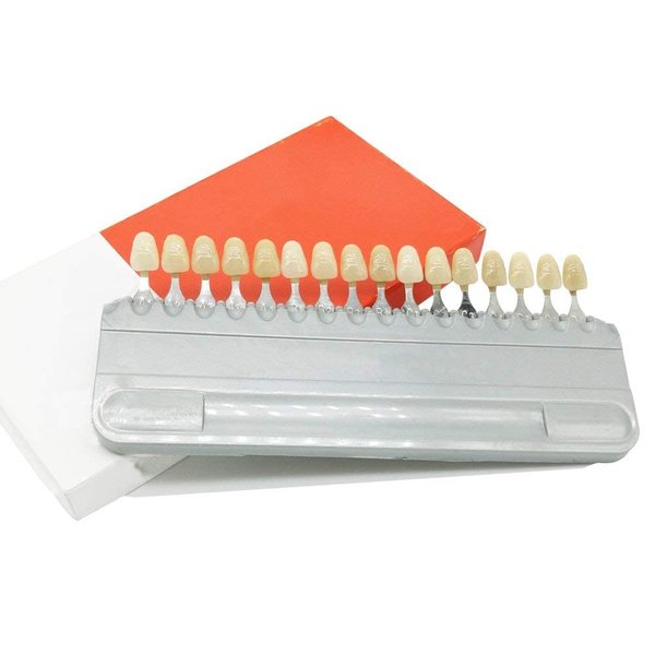 Teeth Whitening Shade Guide 16 Colors Tooth Color Chart